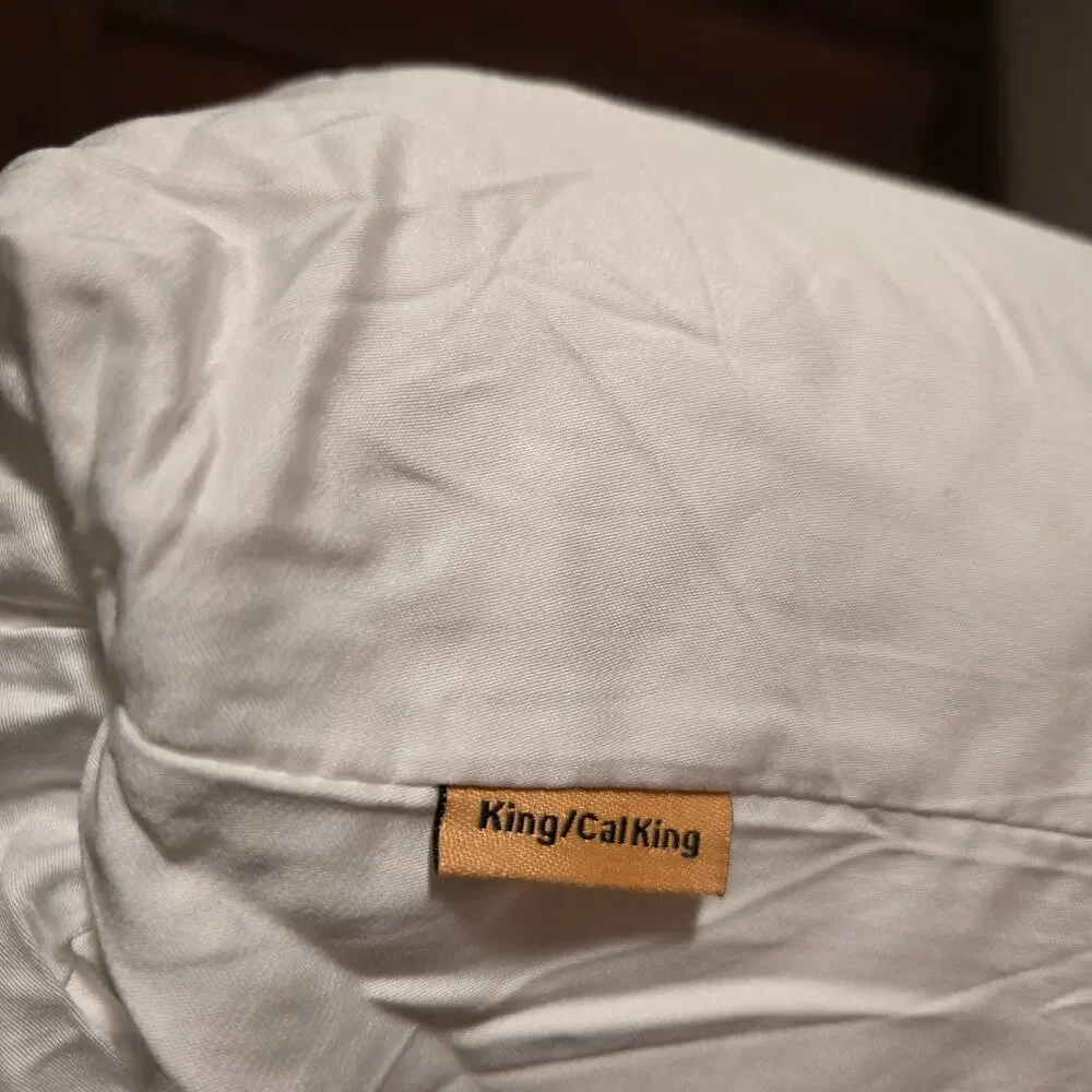 Quince Organic Viscose Bamboo King / Cal King Duvet Cover 2 Shams White